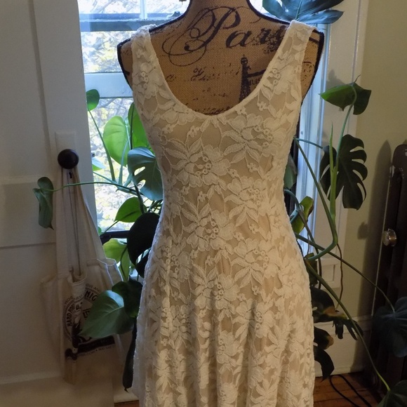 Lush Lace Fit and Flare Dress - Picture 3 of 4